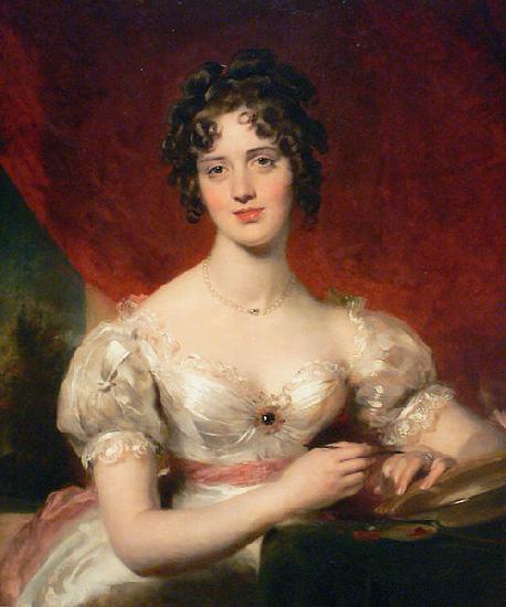 Sir Thomas Lawrence Portrait of Mary Anne Bloxam France oil painting art